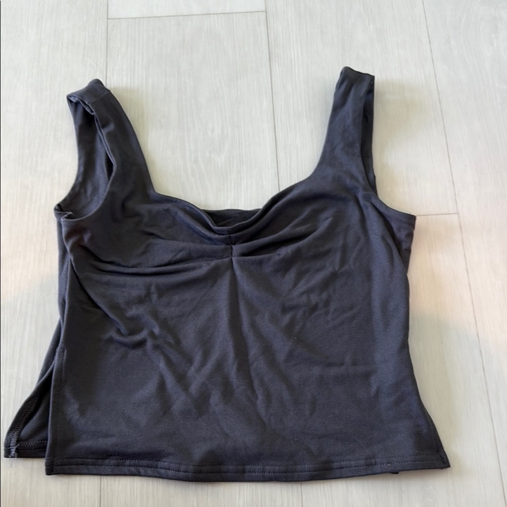 Urban outfitters Dark Gray Sleeveless Top